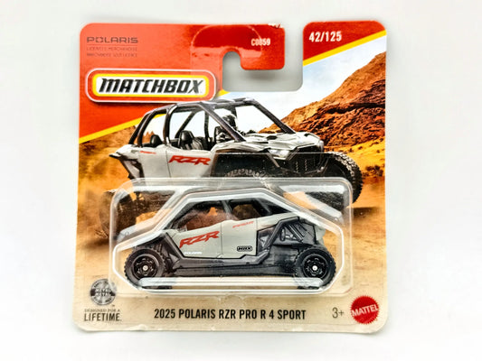 Polaris RZR Pro R 4 Sport Matchbox 2026 Mainline 1:64 Blister Szary