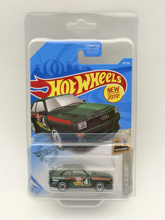 '84 AUDI SPORT QUATTRO Baja Blazers Hot Wheels 2019 Zielony 1:64 Protektor