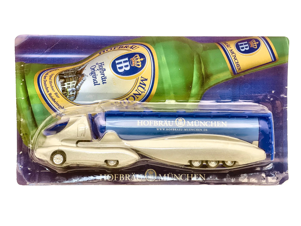 Luigi Colani Truck DGD 1:87 HOFBRÄU MÜNCHEN Blister Srebrny Promocyjny