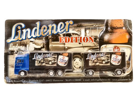 MAN Grell 1:87 Ciężarówka Promocyjna Lindener Edition Blister Niebieski