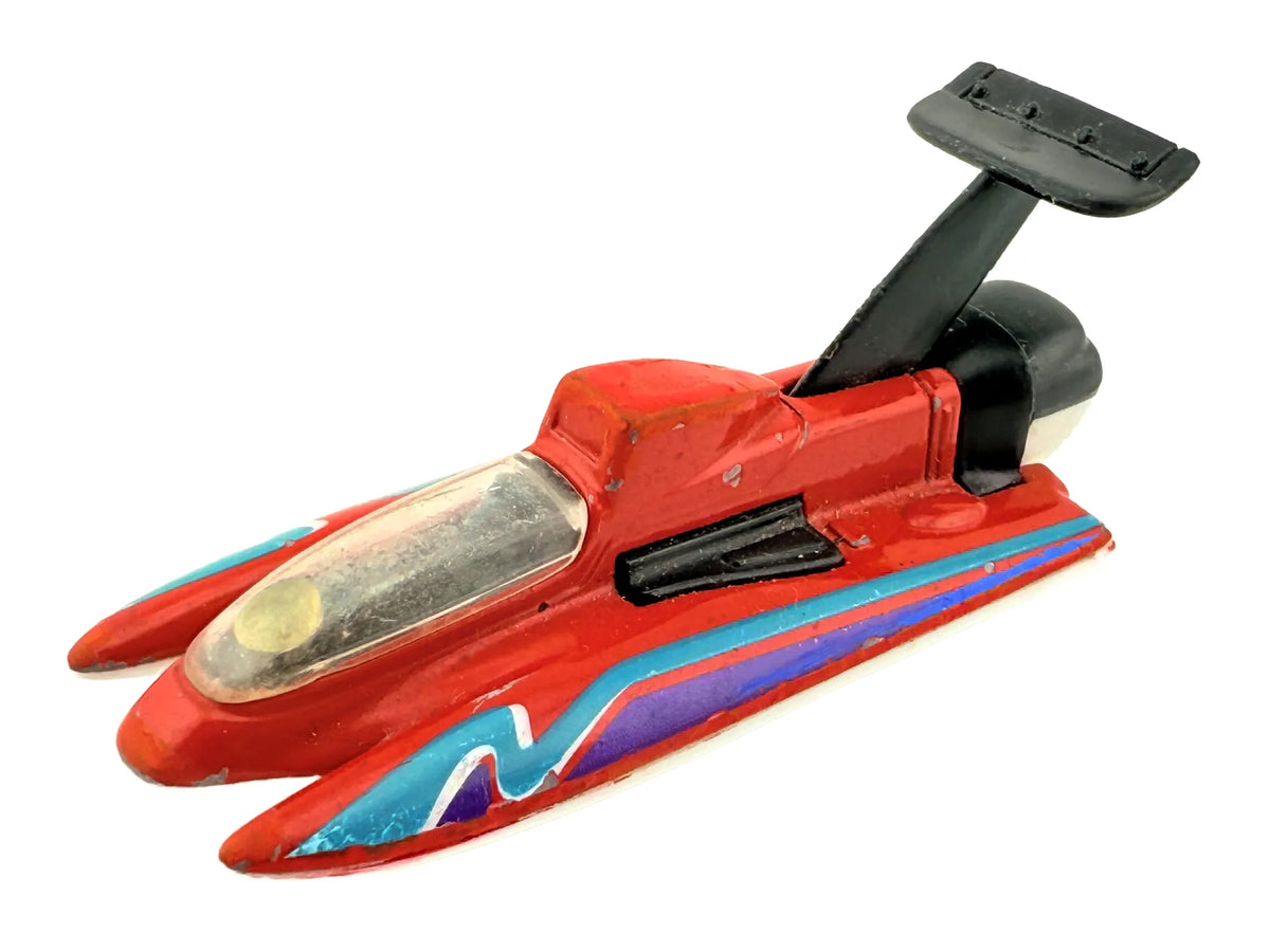 HYDROPLANE, Matchbox 1998, VINTAGE Die cast 1469BJ, Czerwony, 1:70 Resoraki