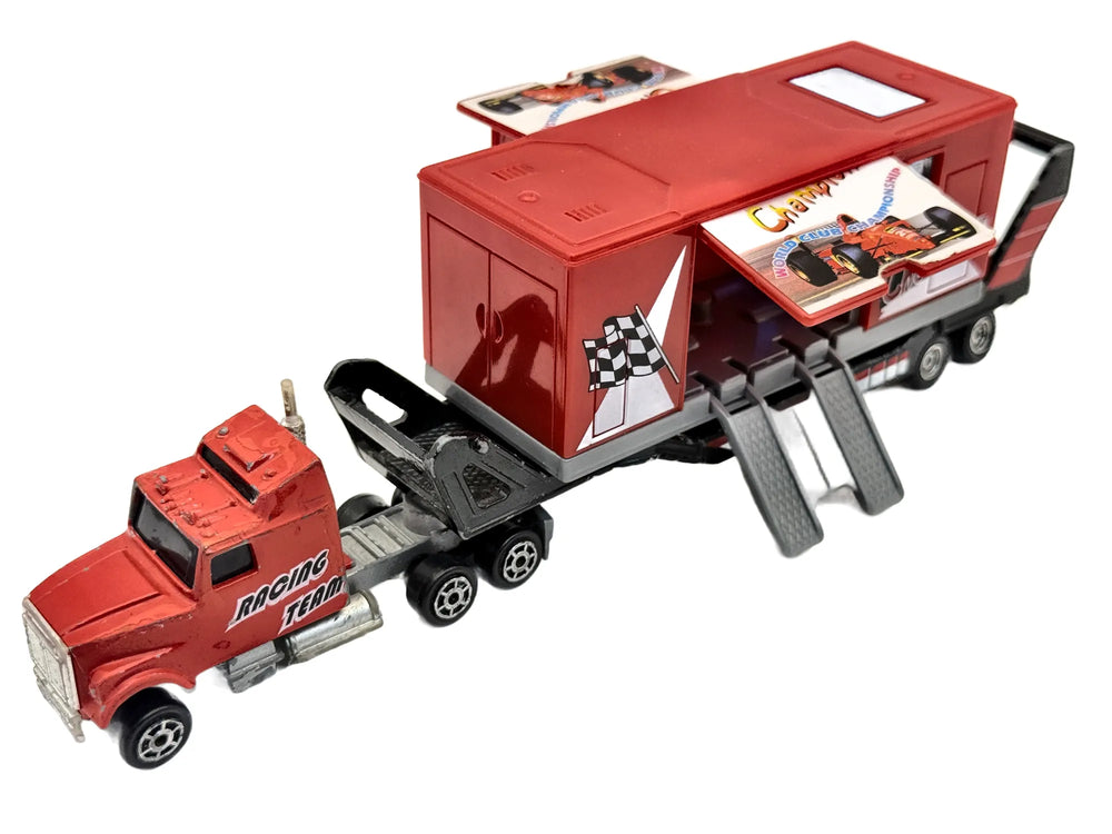 Ciężarówka Racing Team Truck Custom Majorette Czerwony 1:87 Made in France