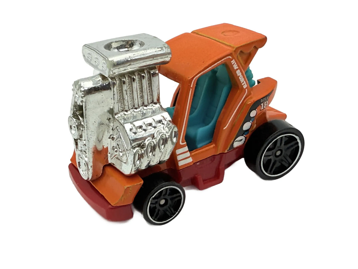 TEE'D OFF 2, Hot Wheels 2018, Die cast FJY29, Resoraki, Pomarańczowy, 1:64