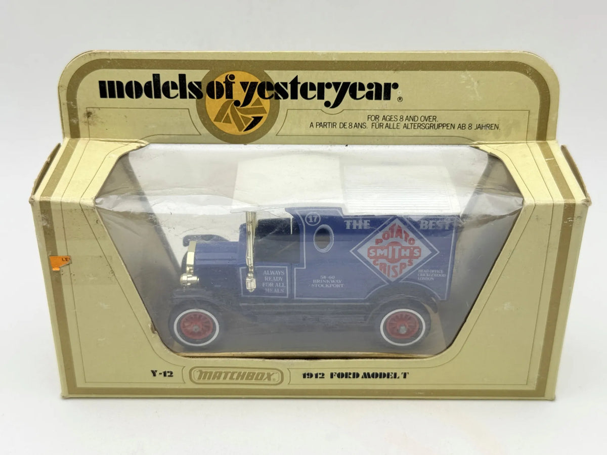 1912 FORD MODEL T Matchbox 1978 Niebieski 1:35 Made in England Smith's