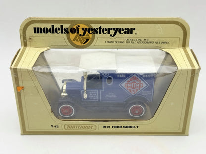 1912 FORD MODEL T Matchbox 1978 Niebieski 1:35 Made in England Smith's
