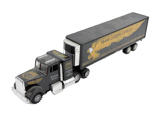 CIĘŻARÓWKA TRANS-EUROPA EXPRESS, Maisto, Die cast, Czarny, 1:43 (33 cm)