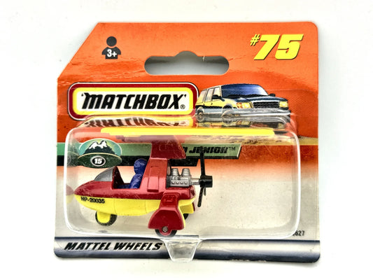 Aero Junior Matchbox 1998 Mainline 1:64 Helikopter Blister Czerwony
