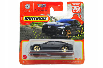 2021 CADILLAC CT5-V, Matchbox 2022, Die cast HLC81, Czarny, 1:64, Resoraki
