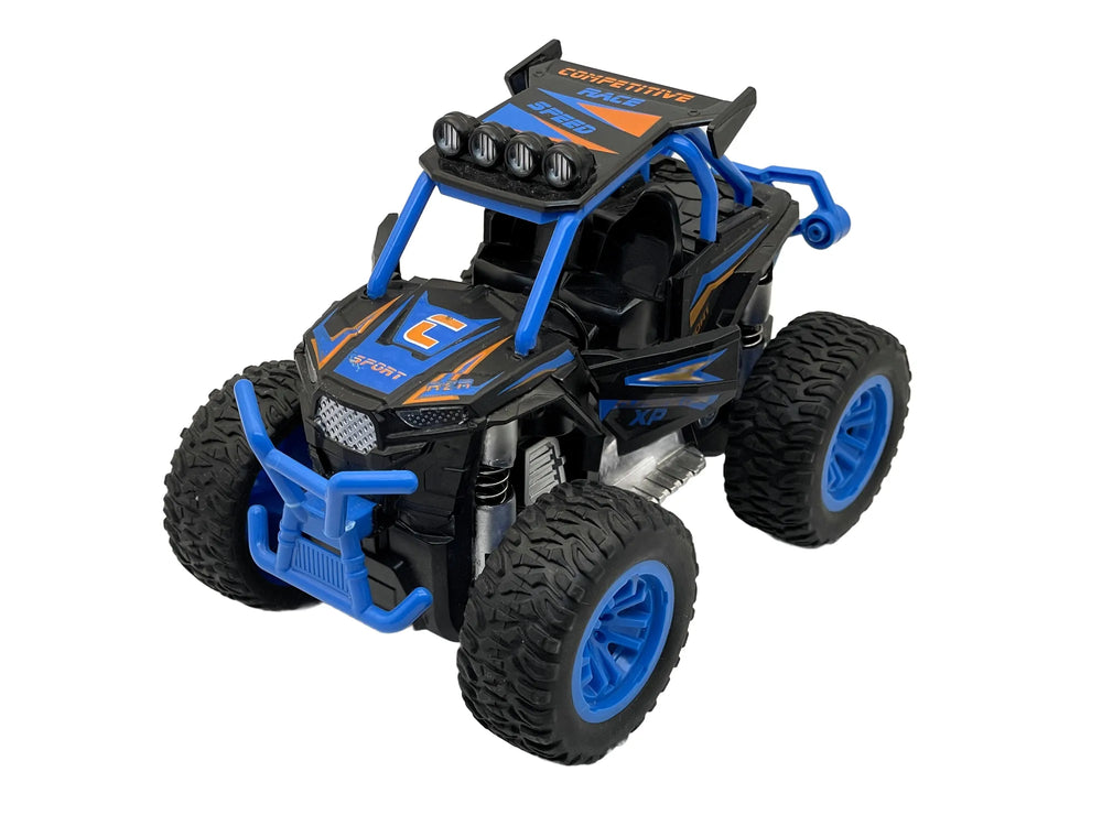OFF-ROAD BUGGY, Race Speed, Die cast, Czarny, 1:16, 18 cm, Resoraki