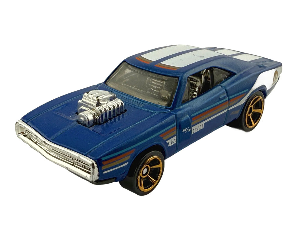 1970 Dodge Charger Hot Wheels 2010 1:64 Niebieski