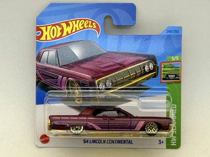 '64 LINCOLN CONTINENTAL HW Slammed Hot Wheels 2023 Fioletowy 1:64