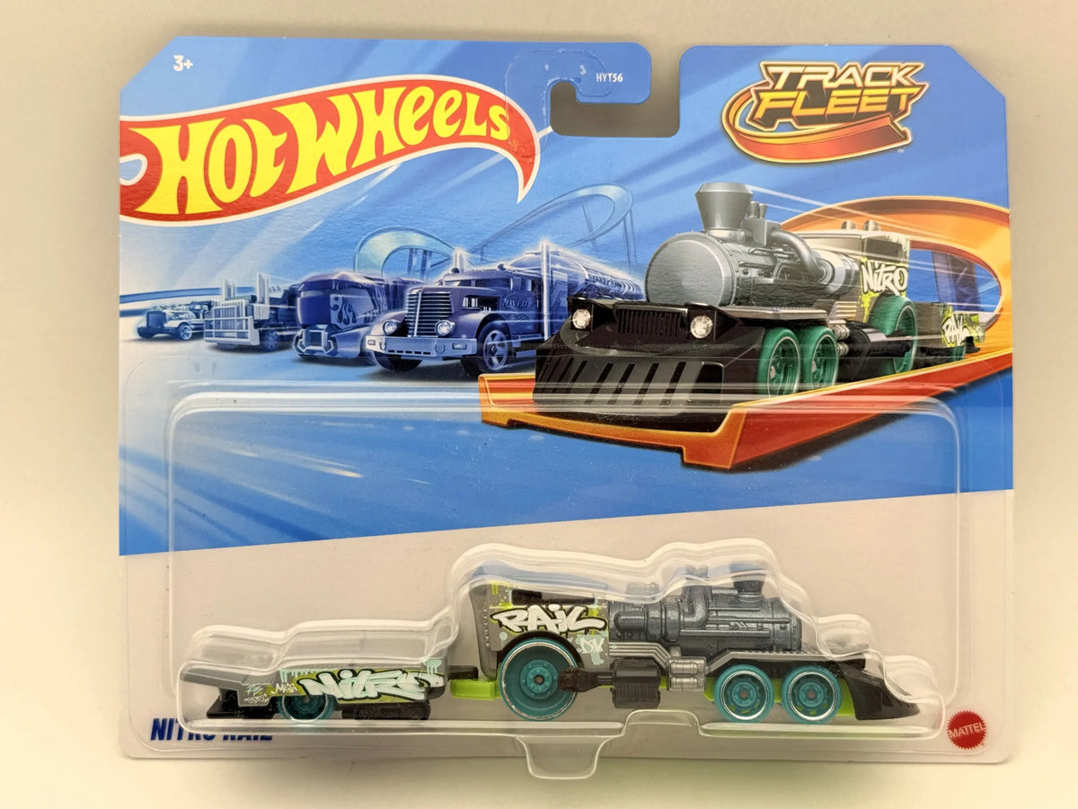 Nitro Rail Track Builder Hot Wheels 2025 Szary 1:64