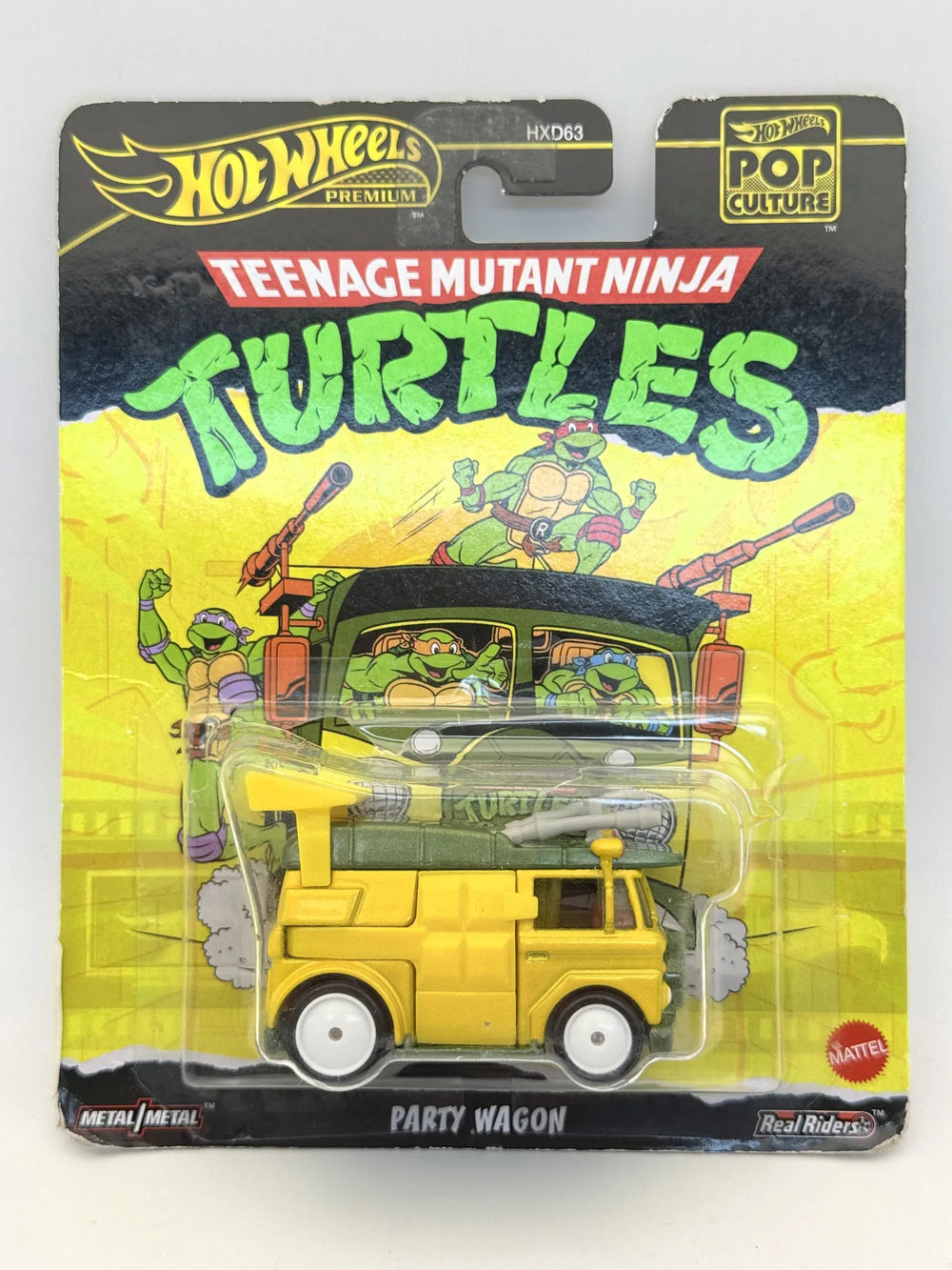 PARTY WAGON Hot Wheels 2024 Żółty 1:64