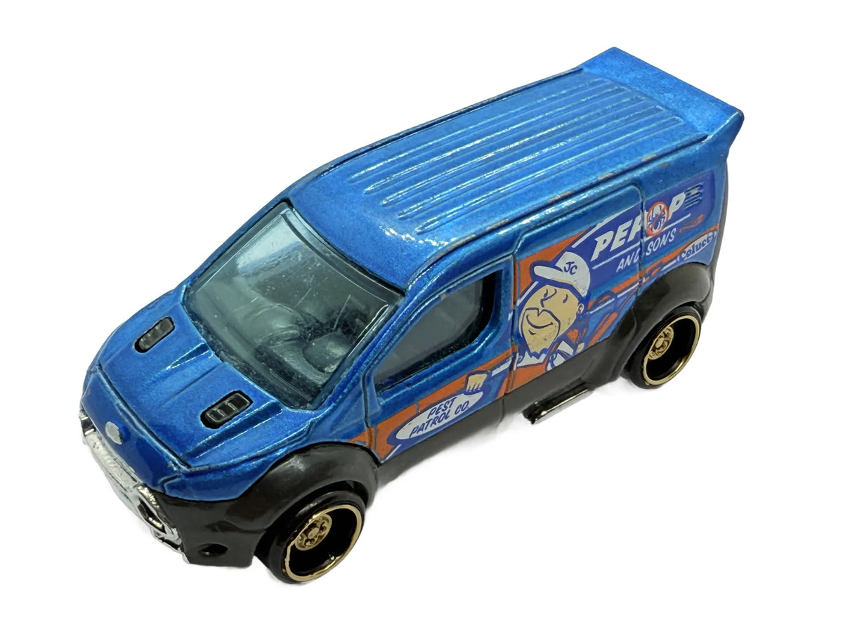 Ford Transit Connect Mainline Hot Wheels Niebieski 1:64