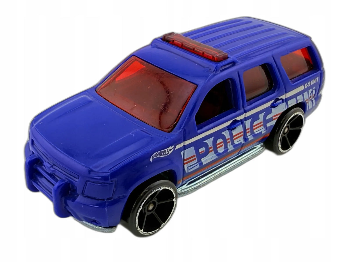 Chevy Tahoe Policja Hot Wheels 2007 Niebieski 1:64