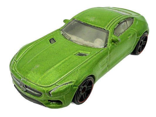 Mercedes-AMG GT, Hot Wheels 2016, Die cast DTW84, Resoraki, Zielony, 1:64