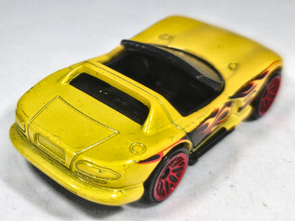 Dodge Viper Hot Wheels 2016 Mainline 1:64 Luzak Żółty – zdjęcie 3