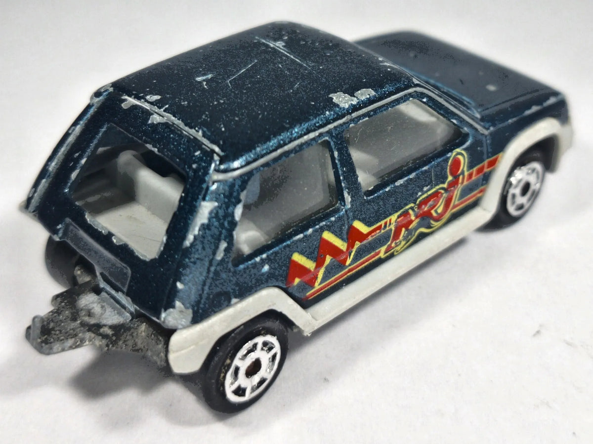 SUPERCINQ GT TURBO, Majorette 1980, France, 205, Metaliczny, 1:51, Resoraki – zdjęcie 3