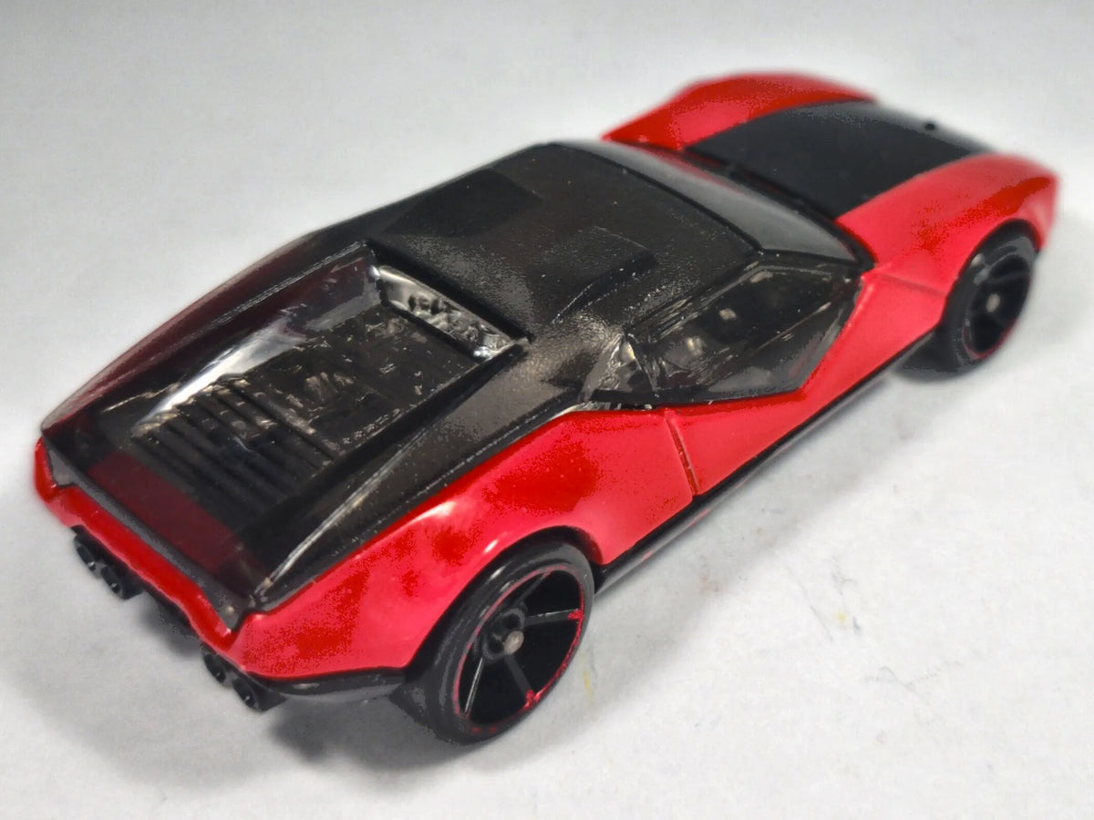 LA FASTA, Hot Wheels 2009, Die cast B22, Czerwony, 1:64, Resoraki – zdjęcie 3
