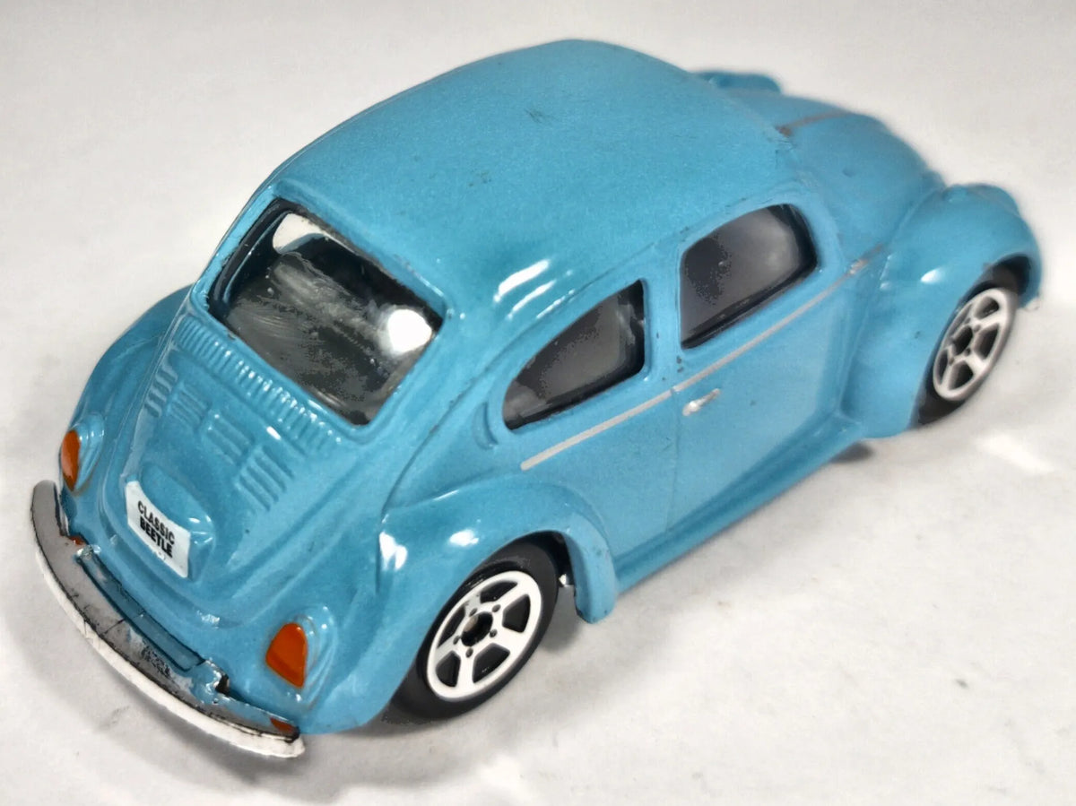 VW Classic Beetle mk1 Realtoy '90 Jasnoniebieski 1:55 – zdjęcie 3