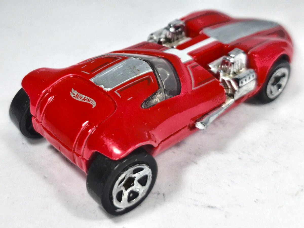 Twin Mill Hot Wheels 2014 1:64 Luzak Czerwony Custom Model 2xMetal – zdjęcie 3