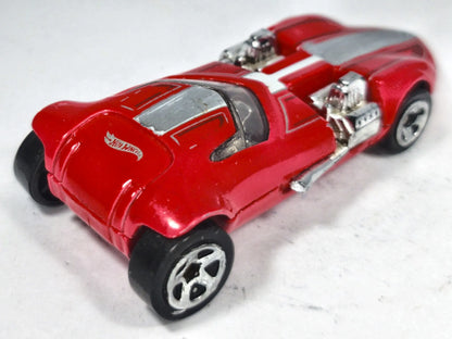 Twin Mill Hot Wheels 2014 1:64 Luzak Czerwony Custom Model 2xMetal – zdjęcie 3
