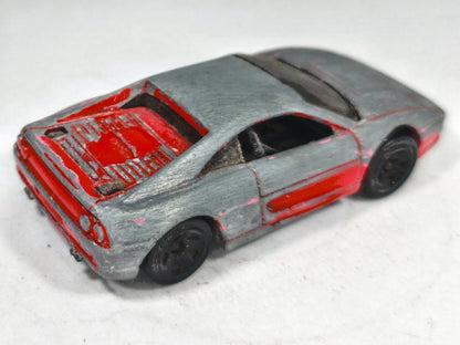 Ferrari F355 Challenge Hot Wheels 1989 1:64 Luzak Srebrny – zdjęcie 3