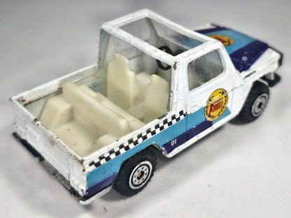 MERCEDES-BENZ G-CLASS, Pioneer, Formula Champion, Die cast, Biały, 1:64 – zdjęcie 3
