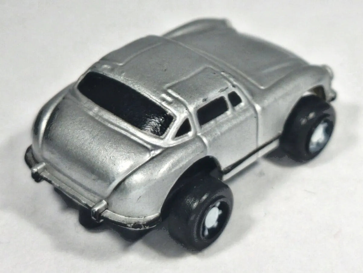 MERCEDES-BENZ 300 SL, Hasbro 1989-1992, Die cast, Srebrny, 1:75, Resoraki – zdjęcie 3