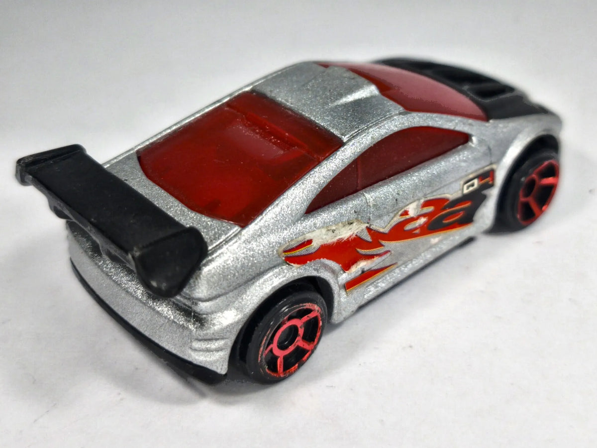 ID ASPHALT ASSAULT Hot Wheels x McDonald's 2005 Srebrny 1:64 – zdjęcie 3