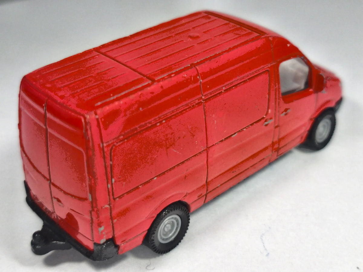 Mercedes-Benz Sprinter, Siku, Made in Germany, Die cast, Czerwony, 1:55 – zdjęcie 3