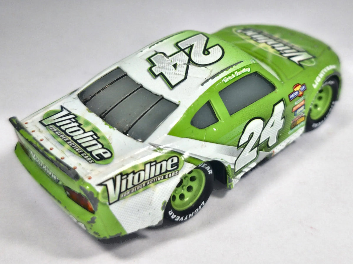 BRICK YARDLEY "AUTA", Disney/Pixar, Die cast DXV53, Zielony, 1:64, Resoraki – zdjęcie 3
