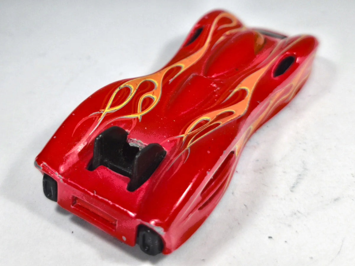 Ground FX Hot Wheels 2002 First Editions 1:64 Luzak Czerwony – zdjęcie 3
