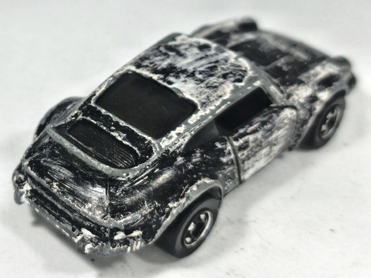 Porsche Gold Hubs P-911 Turbo Hot Wheels 1974 1:64 Luzak Czarny 2xMetal – zdjęcie 3