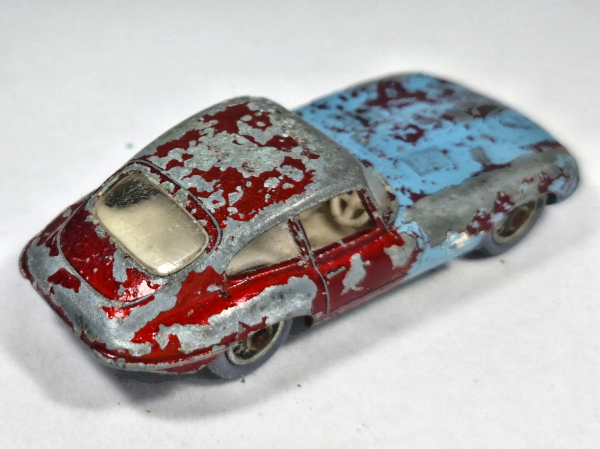 "E" Type Jaguar Matchbox '60 Niebieski 1:72 Made in England – zdjęcie 3