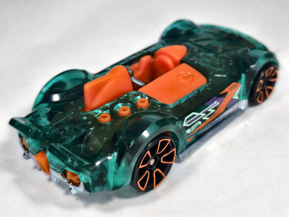 Monteracer Hot Wheels 2015 Turkusowy 1:64 – zdjęcie 3