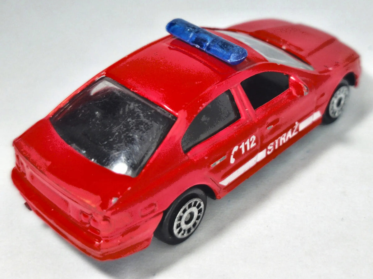 JAK BMW 3, STRAŻ POŻARNA 112, Unbranded, Die cast, Czerwony, 1:43, Resoraki – zdjęcie 3