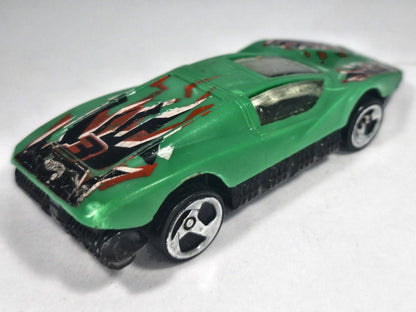 SILVER BULLET, Hot Wheels 1974, Vintage Die cast, Zielony, 1:64, Resoraki – zdjęcie 3