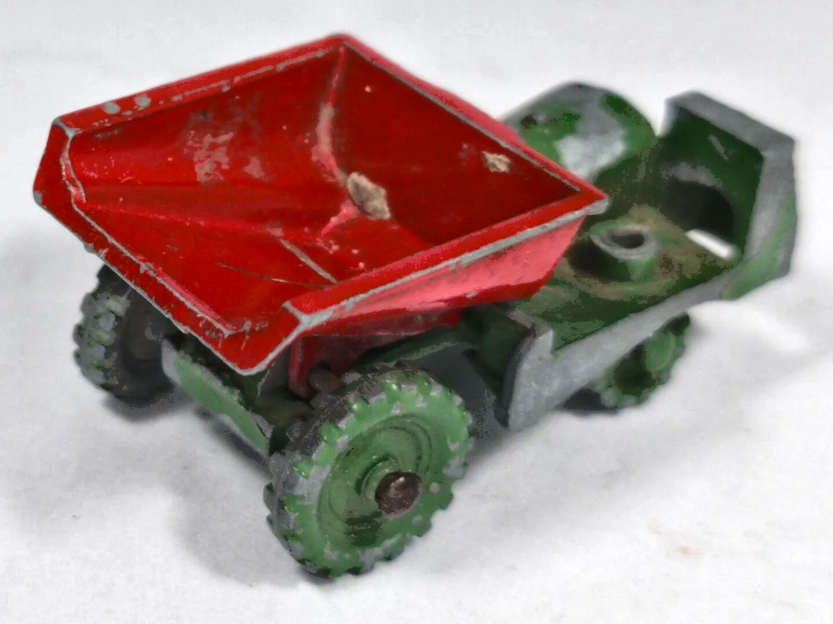 MUIR HILL SITE DUMPER Matchbox 1953 Zielony 1:70 Made in England – zdjęcie 3