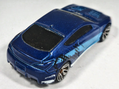 Hyundai Genesis Coupe Hot Wheels 2011 1:60 Luzak Niebieski – zdjęcie 3