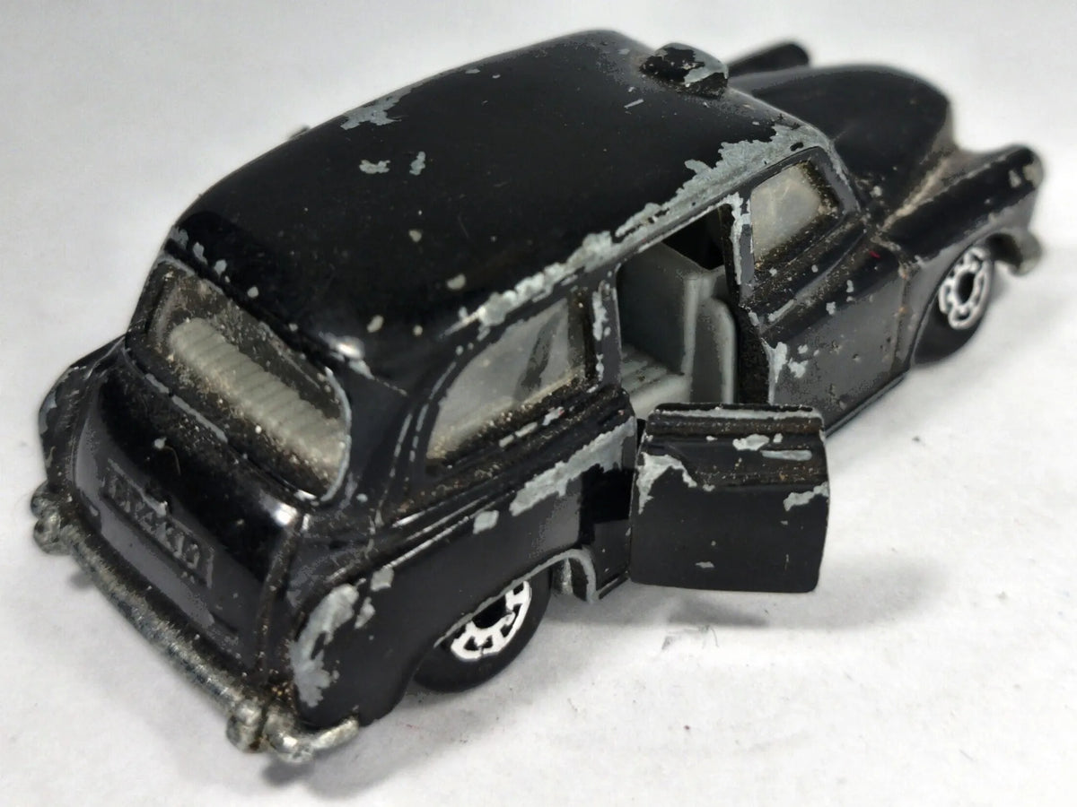TAXI FX4R Matchbox 1986 Czarny 1:60 Made in Macau – zdjęcie 3