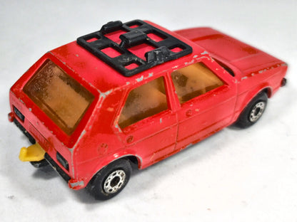 VW GOLF MK1 Superfast Matchbox 1976 Czerwony 1:52 Made in England – zdjęcie 3