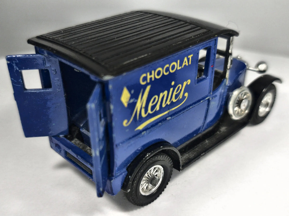 1927 Talbot Van Matchbox 1978 Niebieski 1:32 Made in England Menier – zdjęcie 3