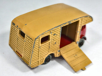 MARSHALL HORSE BOX MK7 Matchbox '50 Czerwony i Kremowy 1:72 Made in England – zdjęcie 3