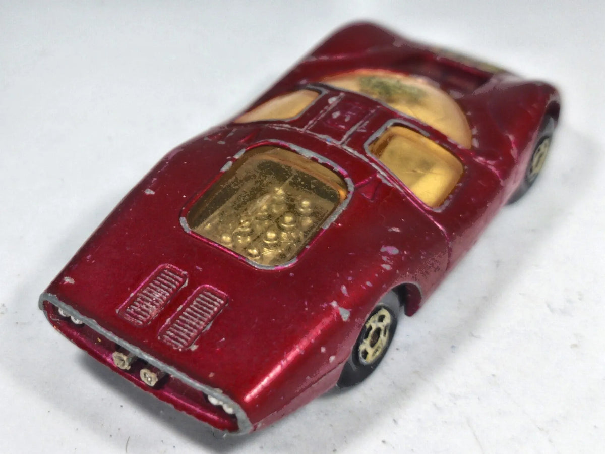Ford Group 6 Matchbox 1969 Superfast 1:64 Made in England Luzak Bordowy – zdjęcie 3