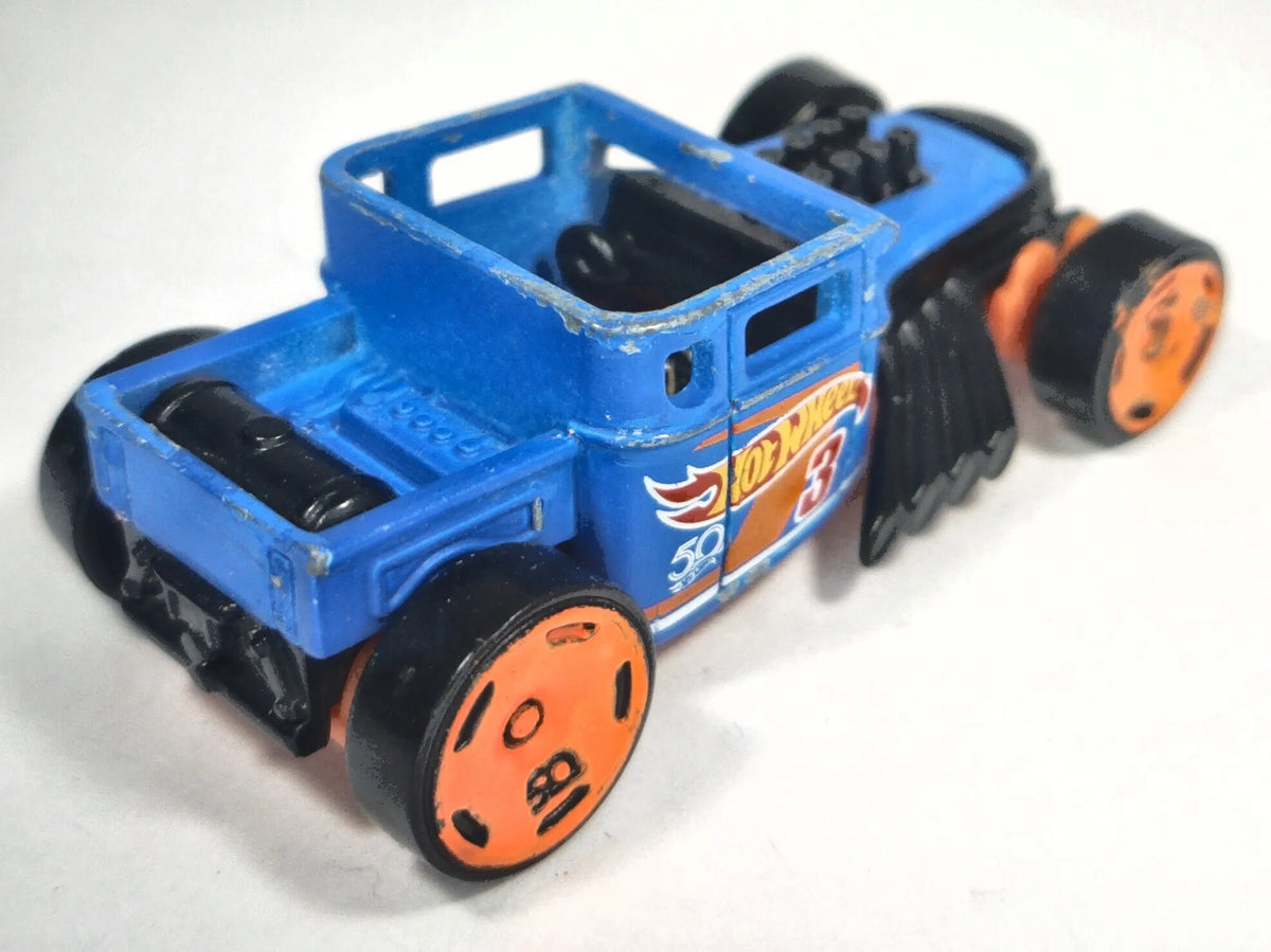 BONE SHAKER, HW 50th Race Team, Hot Wheels 2005, Die cast, Niebieski, 1:64 – zdjęcie 3