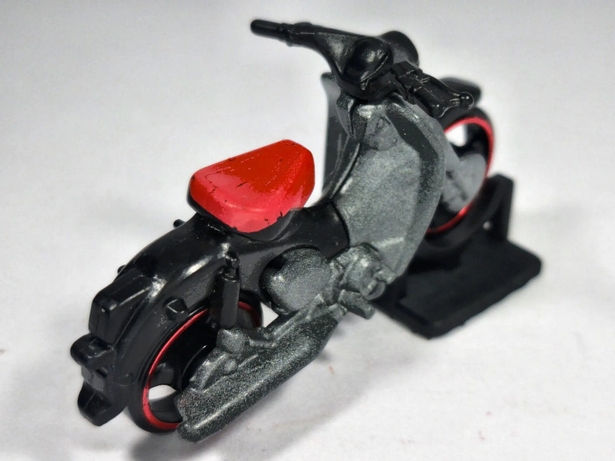 MOTOCYKL HONDA SUPER CUB Hot Wheels 2022 R10 Srebrny 1:37 – zdjęcie 3