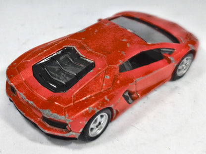 Lamborghini Aventador LP 700-4 Welly 1:64 Luzak Czerwony – zdjęcie 3
