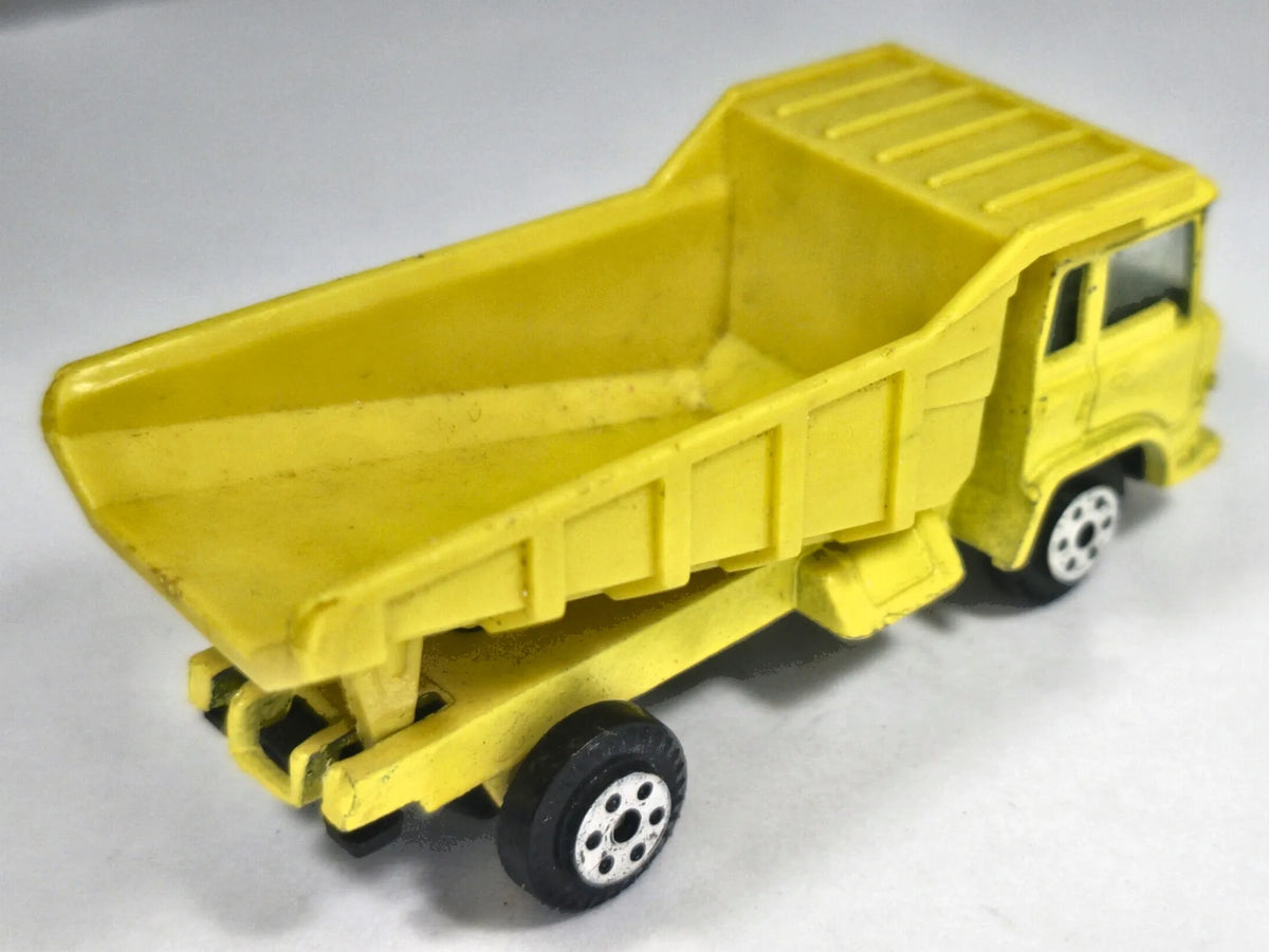 DUMP TRUCK (WYWROTKA), Yatming 1983, Die cast, Żółty, 1:64, Resoraki – zdjęcie 3