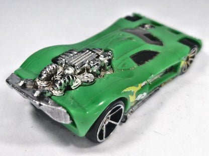 Spine Buster Hot Wheels 2006 1:64 Luzak Zielony – zdjęcie 3